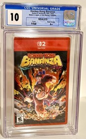 Donkey Kong Bananza CGC Graded 10 A++ Nintendo Switch 2 Factory Sealed NOT PSA
