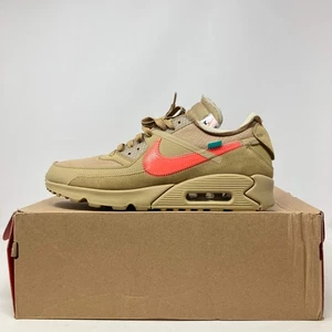 Size 8.5 Men Nike Air Max 90 Off-White Desert Ore BRAND NEW AA7293-200 - Foto 1 di 7