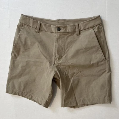 Lululemon Commission Shorts Mens 30 Beige Classic Fit Golf Chino LM7AO1S - Image 1 of 4