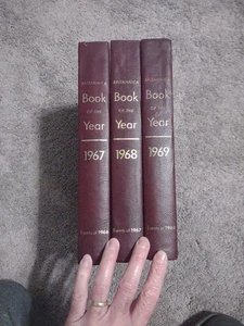 Encyclopedia Britannica Book Year Lot Set Of 3 1967, 1968, And 1969 - Bild 1 von 5