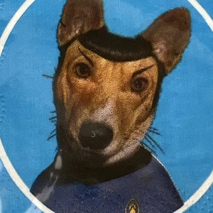 Vintage Dr Spock Dog Star Trek Paper Napkins NIP 12 Count Novelty Funny - Picture 1 of 5