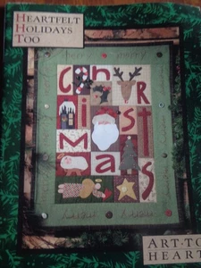 HEARTFELT HOLIDAYS TOO CHRISTMAS QUILT PATTERN BOOK - Picture 1 of 7