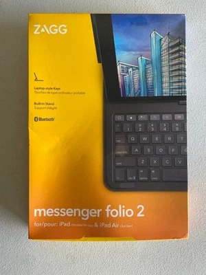 ZAGG Apple iPad 10.2/iPad 10.5" Messenger Folio 2 Keyboard - Image 1 of 2