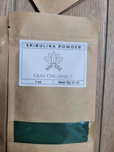 1oz Organic Spirulina Powder - Picture 1 of 3