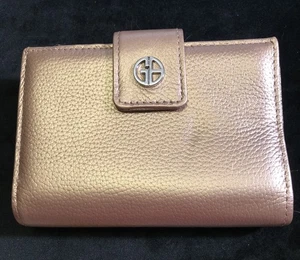 Geldbörse Damen Giani Champagner Gold Echtleder Neu. Wirklich schön! Kostenloser Versand - Bild 1 von 6