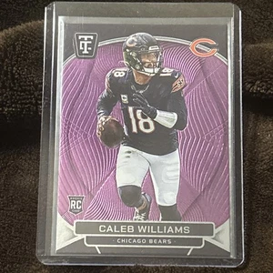 2024 NFL Panini Totally Certified Rookies Caleb Williams RC #101 Purple Mirror - Picture 1 of 6
