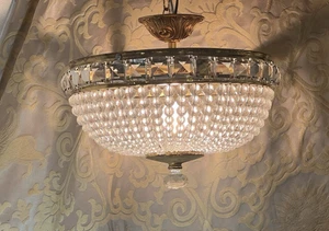 Ref 105/Großartige Deckenleuchte Corbeil Pampille 1 Licht/Aufbereitet A Neu - Bild 1 von 11