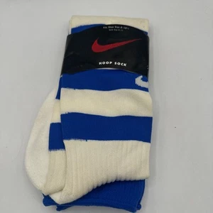 Vintage Nike Fußball Reifen Socken Made In USA 90er USA Neu mit Etikett Größe 9-11 Farbe Blau - Bild 1 von 5