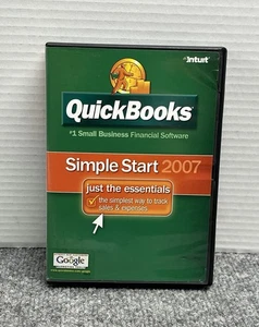 QuickBooks Simple Start 2007 Essentials Edition Financial Windows Vista 2000 XP - Picture 1 of 6