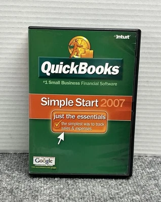 QuickBooks Simple Start 2007 Essentials Edition Financial Windows Vista 2000 XP - Image 1 of 4
