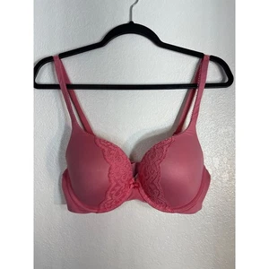Victoria's Secret Body By Victoria Perfect Shape Pink Lace Bra 36C - Picture 1 of 4
