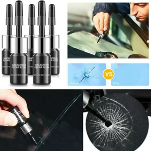 5 Pack Automotive Glass Nano Repair Fluid Car Windshield Resin Crack GlueTool - Picture 1 of 12