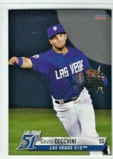 2016 Las Vegas 51s (Triple-A New York Mets) Gavin Cecchini - Image 1 of 1