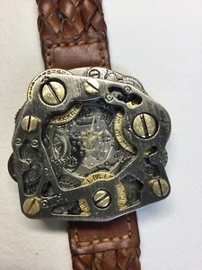 Vintage Steampunk Watch Gear Timepiece, Unique Mechanical Design,  Very Rare - Picture 1 of 8