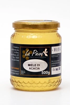 Miele di Acacia Italiano, Piemonte, Zona di produzione Pedemontana Valsesiana.