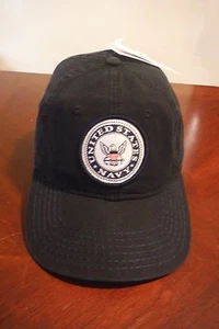 Gorra de béisbol Bioworld OSFA ESTADOS UNIDOS MARINA ajustable azul marino gorra NUEVO - Imagen 1 de 5
