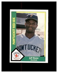 1990 CMC Pawtucket Red Sox Jeff Stone #22