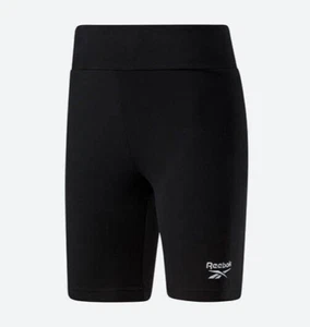 Pantalones Cortos Legging Clásicos para Mujer REEBOK Negros Damas Talla UK Medianos 12-14 NUEVO - Imagen 1 de 4