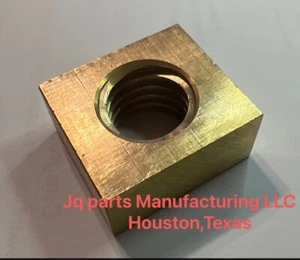 BRASS BOWL LIFT NUT FOR HOBART MIXERS #00-024198 MADE IN USA - Picture 1 of 2