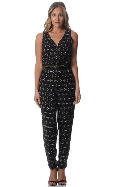 Urban Precinct Ladies Sleeveless One Piece Jumpsuit size 6 Colour Aztec - image 1 of 4