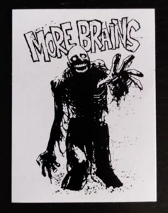 STICKER -"More Brains!" - vinyl HORROR movie - Tarman Return of the Living Dead - Picture 1 of 1