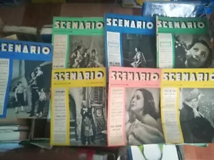 LOTTO DI 7 NUMERI DI SCENARIO RIVISTA CINEMA DIRETTA DA NICOLA DE PIRRO 1942/ 43 - Bild 1 von 1