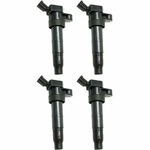 Ignition Coil Set of 4 for Hyundai Sonata Santa Fe Tucson Kia Sportage Sorento - Picture 1 of 6