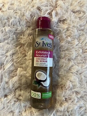 St. Ives Exfoliate & Nourish Coconut Oil Scrub w/ Grapeseed New Free Ship - Image 1 of 2