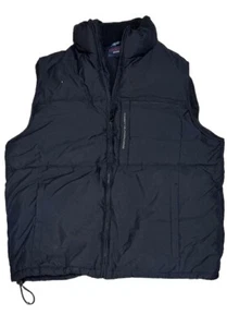 Vintage Tommy Hilfiger Tommy Jeans Black Vest- Size Large - Picture 1 of 7