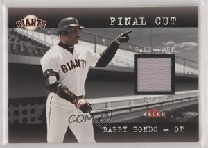 2001 Fleer Genuine Final Cut Jerseys Barry Bonds