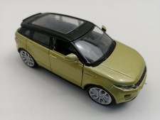 Top Mark Land Rover, Range Rover EVOQUE YELLOW 1:35 Scale DIECAST CAR 4X4 VGC