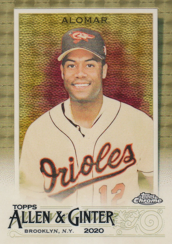 2020 Allen and Ginter Chrome (Topps) Baseball "Refractors" Parallel Cards - Image 1 of 1