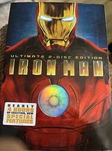 Iron Man (DVD, 2008, 2-Disc Set, Ultimate Edition) with Slipcover - Bild 1 von 2