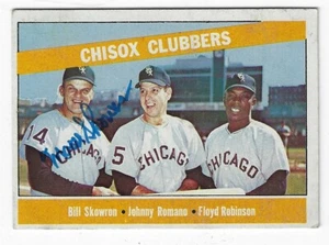 Signed 1966 Topps MOOSE SKOWRON Chicago White Sox Baseball card #199 -  COA - Picture 1 of 1