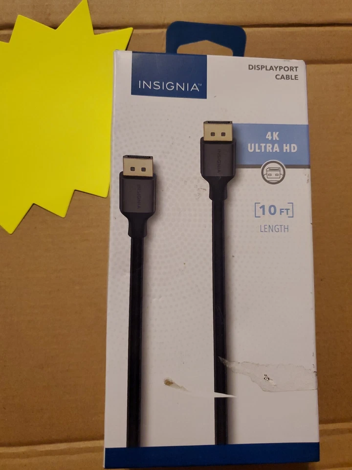 Insignia- 10' DisplayPort Cable - Black - Image 1 of 1