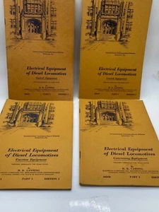 4 Vtg International Correspondence School Electrical Equip.of Diesel Locomotives - Picture 1 of 8