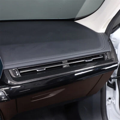 For BMW X1 2023 2024 2025 Carbon Fiber Center Console Air Outlet Vent Cover Trim - Image 1 of 4