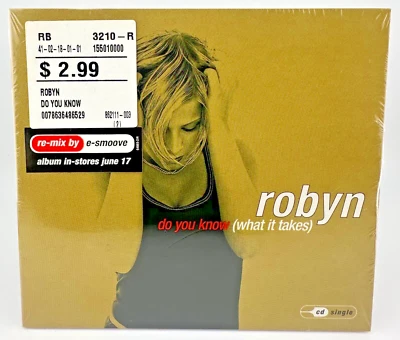 Robyn - Do You Know (What It Takes) [NEW CD Single+ RARE Hype! 1997 RCA] SEALED Foto 1 de 4