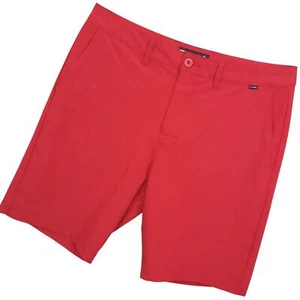 Travis Mathew Men's Flat Chino Shorts Sz 36 Performance Golf Preppy Red - Picture 1 of 7