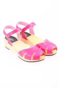 SWEDISH HASBEENS sandals Leather 40 flamingo pink Clogs, SUZANNE DEBUTANT NEW - Bild 1 von 7