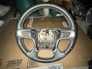 2014 2019 GMC SIERRA CHEVY SILVERADO 1500 STEERING WHEEL OEM TESTED WORKING - Picture 1 of 10