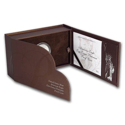 2016-W 1 oz Proof Platinum American Eagle (w/Box & COA) - SKU #98492 Cover