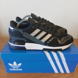 Adidas Originals ZX 750 HD Black Silver Mesh Trainers Shoes UK Size 9. Used
