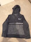Boys Under Armour Grey Tracksuit Top/ Hoodie. Size Youth Small.