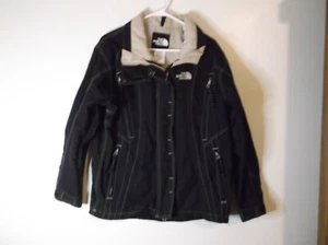 The North Face Women's Ski Jacket with Nylon Lining Black Zipper Up - Picture 1 of 5