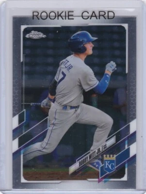 BOBBY WITT JR. ROOKIE CARD 2021 Topps Chrome Pro Debut KANSAS CITY ROYALS MLB RC - Image 1 of 2