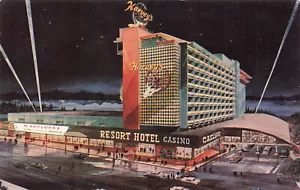 STATELINE LAKE TAHOE NV NEVADA HARVEYS HOTEL CASINO 1965 POSTAL 080524 T - Imagen 1 de 2