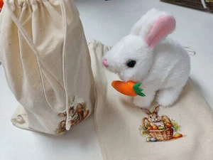 Bunby-My Realistic Bunny Toy with JumpingTwitching Ears for Kids-White - Picture 1 of 8