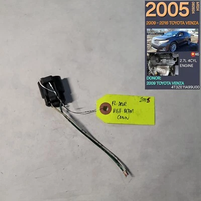 ⭐⭐OEM 2009-2016 TOYOTA VENZA FARO CONDUCTOR DELANTERO IZQUIERDO CONECTOR HAZ ALTO⭐⭐ Foto 1 de 2