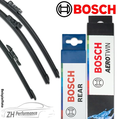 BOSCH A863S + A282H AEROTWIN Scheibenwischer Satz vorn hinten VW Golf Polo Seat